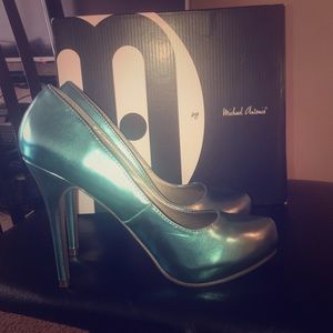 Teal High Heels